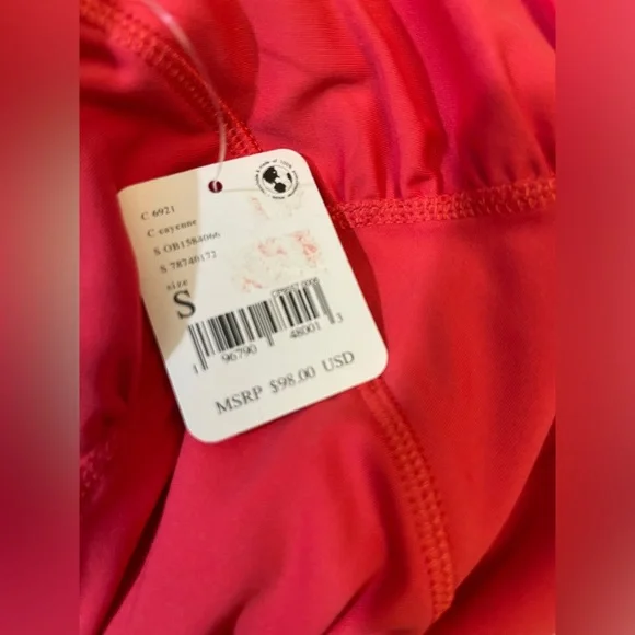 Free People Movement Set the Pace Leggings Pockets in Cayenne - Picture 5 of 5